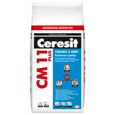 Клей для плитки Ceresit CM 11 Plus (25 кг)