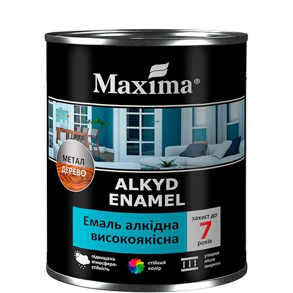 Емаль алкідна високоякісна Maxima 2,3кг