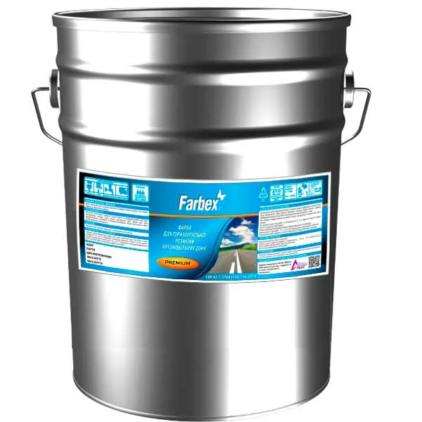 Фарба для горизонтальної розмітки автомобільних доріг Farbex