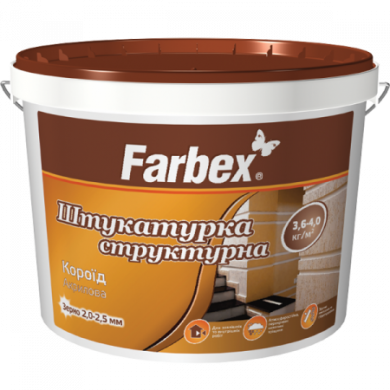 Штукатурка структурна акрилова «Короїд» Farbex