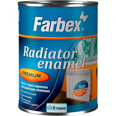 Емаль стирол-акрилова для радіаторів опалення Farbex