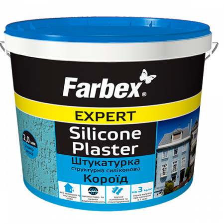 Штукатурка структурна силіконова «Короїд»