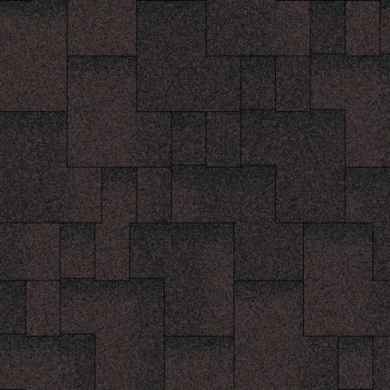  Бітумна черепиця «Акцент» «Коричнева ЕКО»