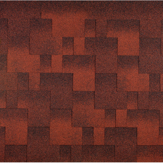 Бітумна черепиця «Акцент» «Червона ЕКО»