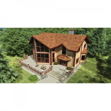 Бітумна черепиця «Акцент» «Віскі»