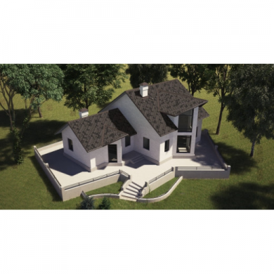 Бітумна черепиця «Акцент» «Графіт»