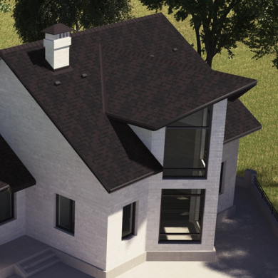  Бітумна черепиця «Акцент» «Коричнева ЕКО»