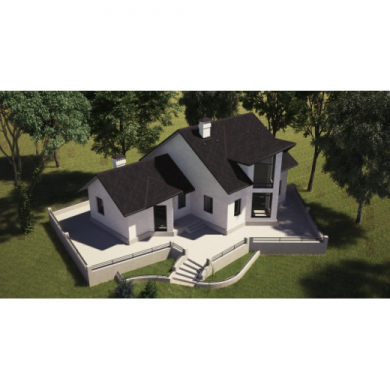  Бітумна черепиця «Акцент» «Коричнева ЕКО»