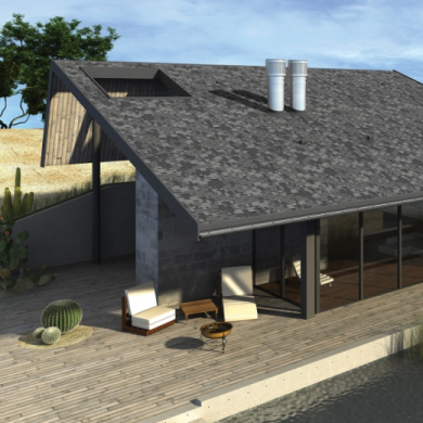 Бітумна черепиця «Акцент» «Маренго»