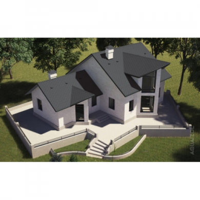 Бітумна черепиця «Акцент» «Віскі»