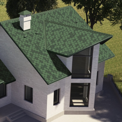 Бітумна черепиця «Акцент» «Віскі»