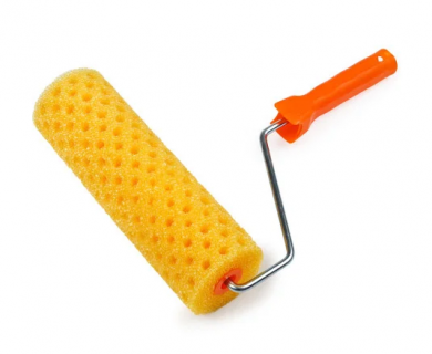 Валик структурний "Горошок" професійний Polax з ручкою 