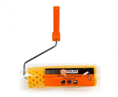 Валик структурний "Горошок" професійний Polax з ручкою 