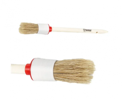Пензель круглий Polax "Стандарт" професійний, змішаний ворс, дерев'яна ручка
