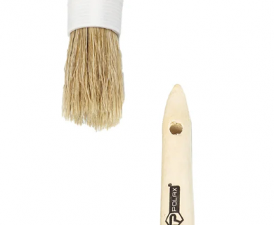 Пензель круглий Polax "Стандарт" професійний, змішаний ворс, дерев'яна ручка