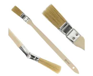 Пензель радіаторний Polax "Стандарт" змішаний ворс, дерев'яна ручка