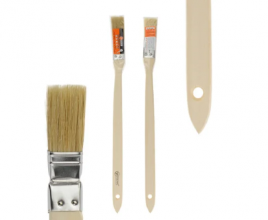 Пензель радіаторний Polax "Стандарт" змішаний ворс, дерев'яна ручка