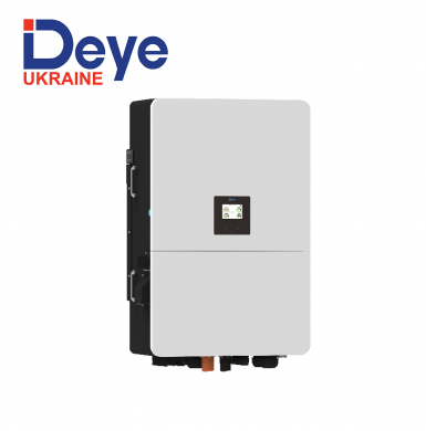 Інвертор гібридний 30kW Deye SUN-30K-SG02HP3-EUAM3, трифазний