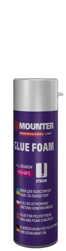 Клей-піна для полістиролу та пінобетону (300мл) Mounter STR
