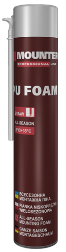Піна всесезонна монтажна 50л. Mounter STR 750мл.