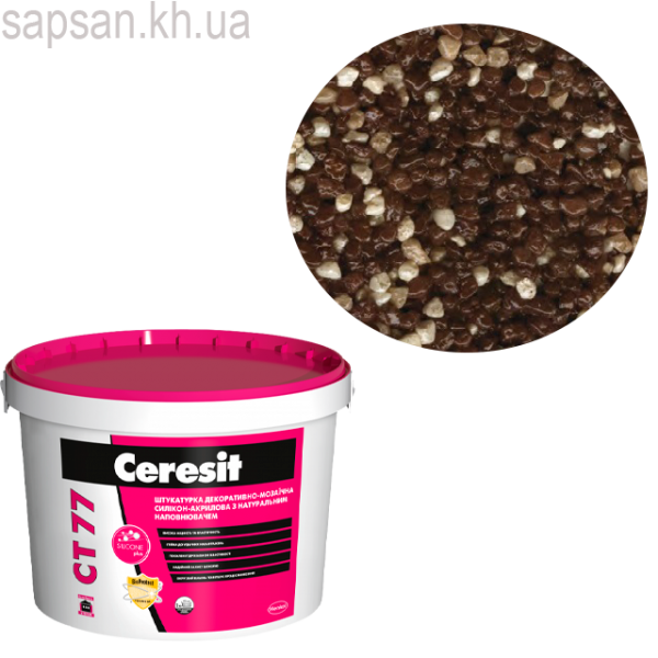 Штукатурка декоративно-мозаїчна Ceresit CT 77 (CHILE 2)