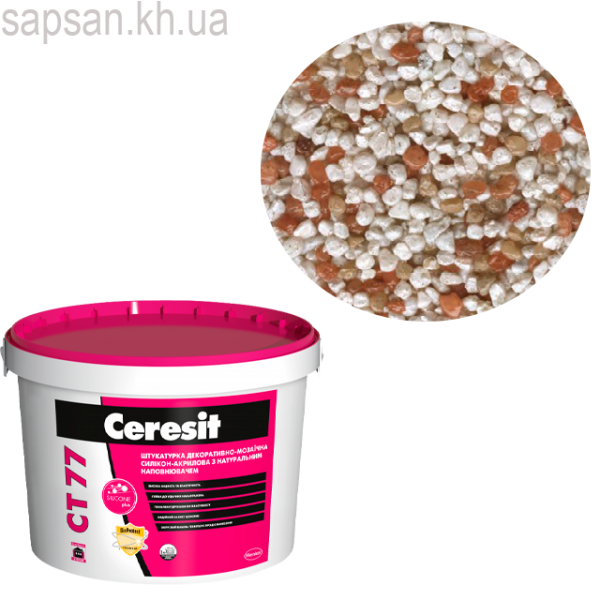 Штукатурка декоративно-мозаїчна Ceresit CT 77 (GRANADA 6)