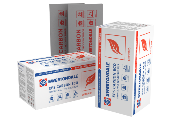Экструдированный пенополистирол CARBON ECO C\2 (шероховатый) 1180*580*40 мм (6,844м2 в уп.)(10шт/уп)