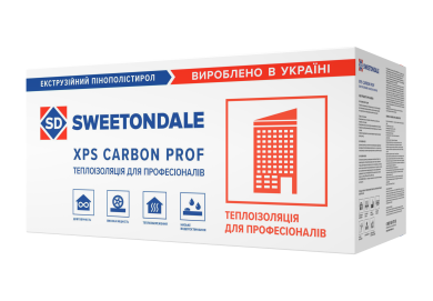 Экструдированный пенополистирол XPS CARBON PROF 1180*580*40мм (6,844м2/уп.) (10шт/уп.)