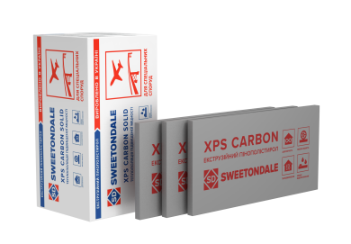 Екструзійний пінополістирол XPS CARBON SOLID 500 1180*580*50мм (5,48м2/уп.) (8шт/уп)