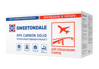 Екструзійний пінополістирол XPS CARBON SOLID 500 1180*580*50мм (5,48м2/уп.) (8шт/уп)