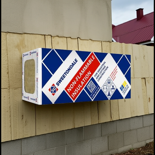 ТЕПЛОІЗОЛЯЦІЙНІ ПЛИТИ THERMOWOOL ФАС ОПТИМА 120 70мм.(120кг/м3) - 2,16кв.м/уп