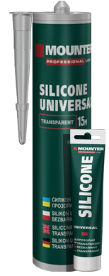 Герметик силіконовий універсальний  прозорий Mounter