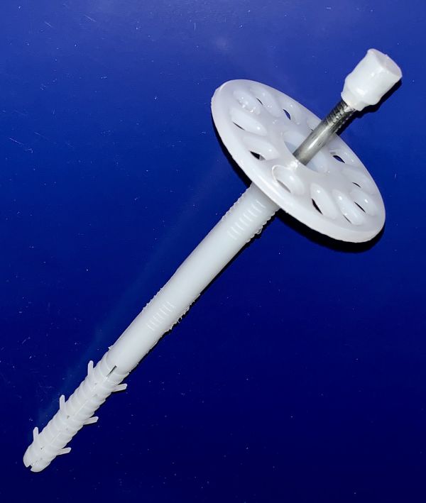 Дюбель PLAST-FIX для утеплювача з металевим цвяхом 10х120мм.